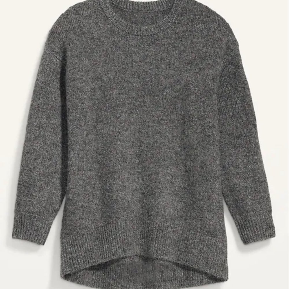 NWT Old Navy Cozy Plush-Yarn Cocoon Tunic Sweater for Women Size L Tall